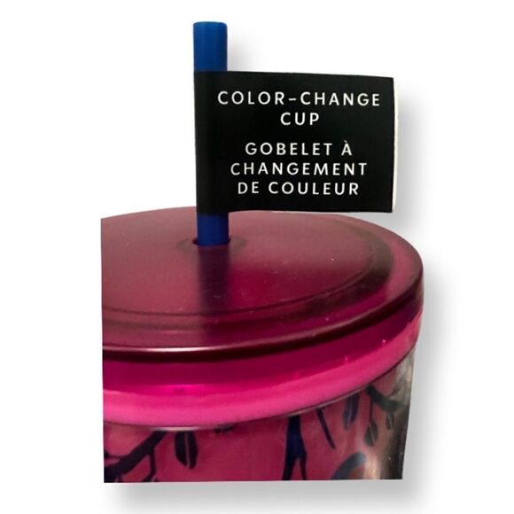 NEW Starbucks Pink/Red Color Changing 24 fl oz Holdiay 2022 Tumbler - Picture 3 of 4